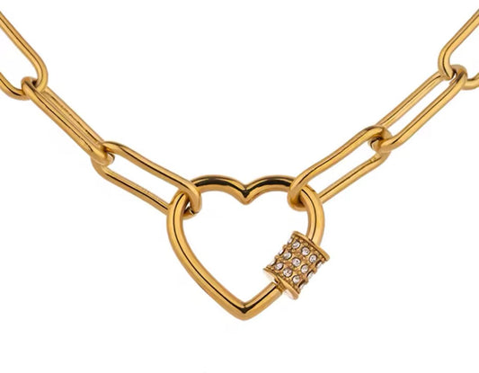 Romantic Heart Choker