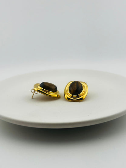 Tiger Eye Earring