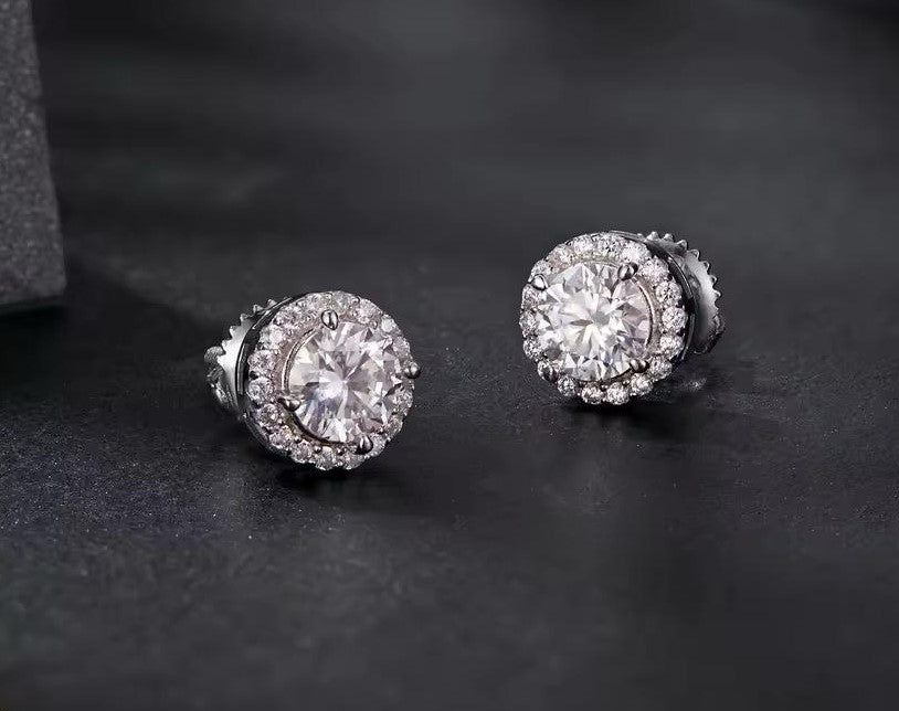 Moissanite Earring