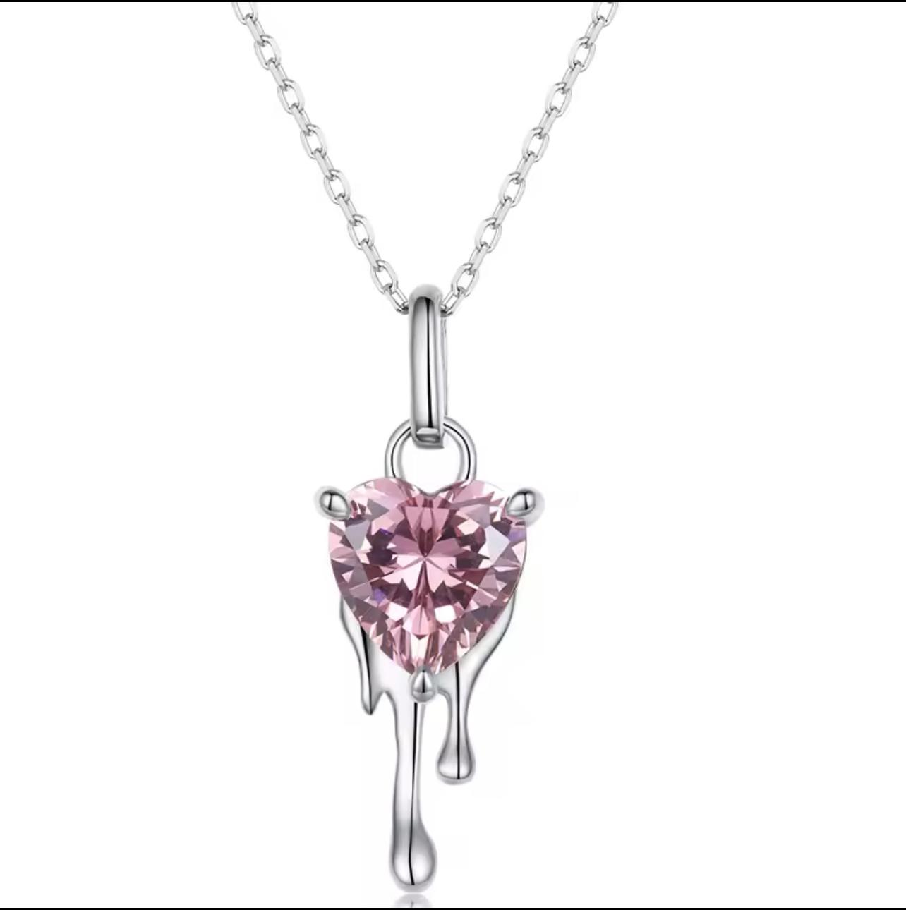 Heart Pink Crystal