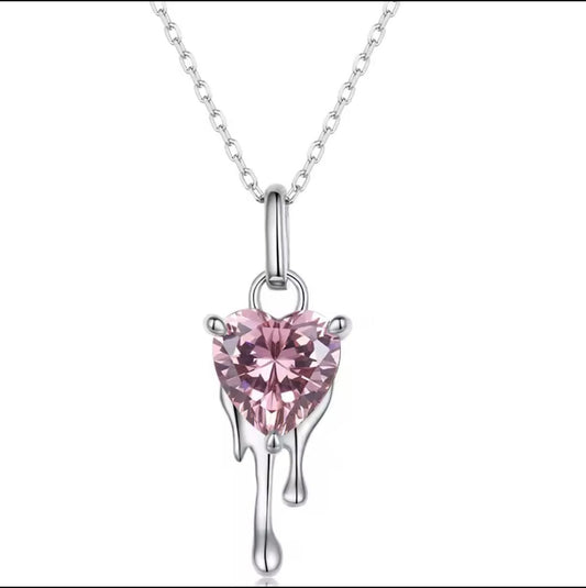 Heart Pink Crystal