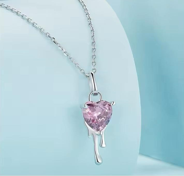 Heart Pink Crystal