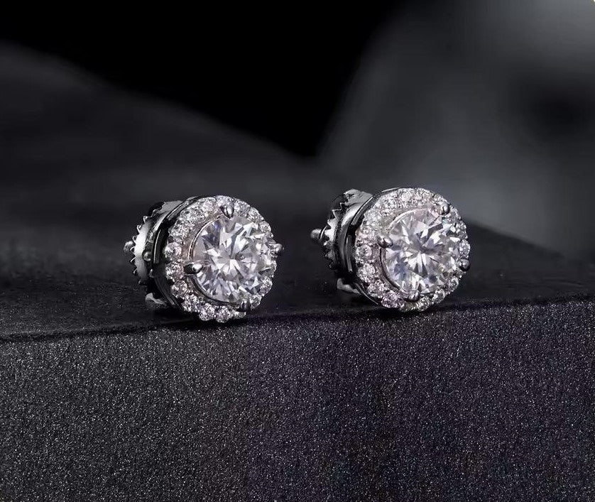 Moissanite Earring