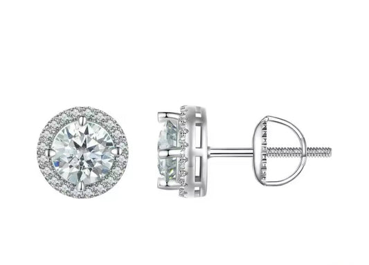 Moissanite Earring