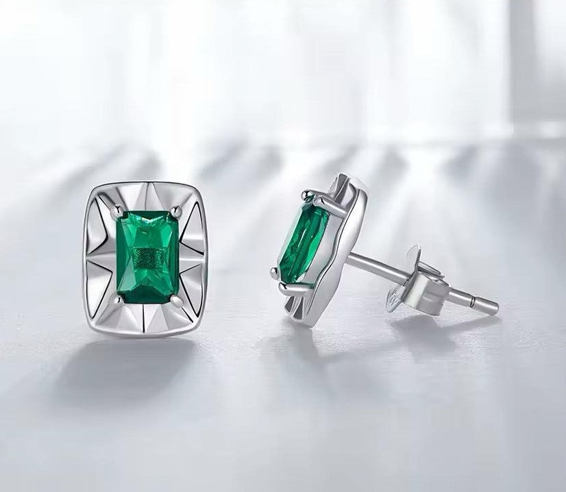 Square Green Zircon