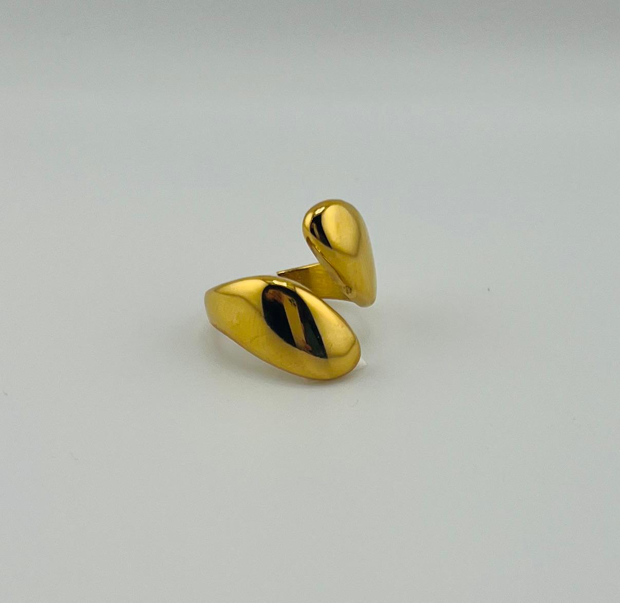 Wave Wide Ring