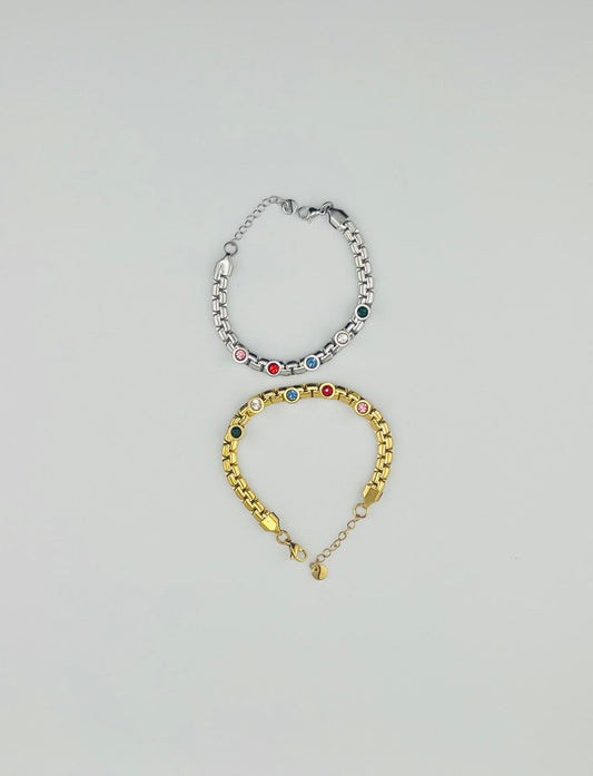 Colorful Zircon Bracelet