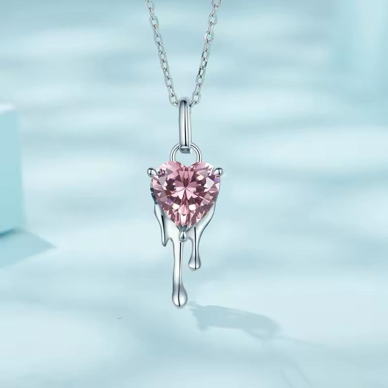 Heart Pink Crystal