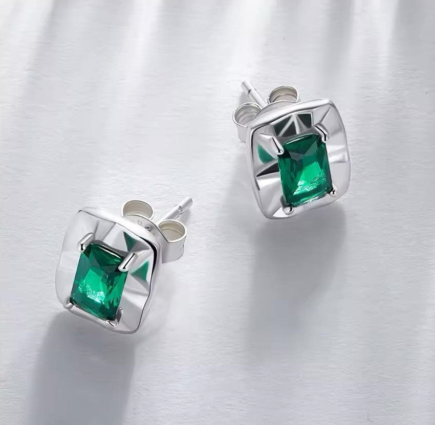 Square Green Zircon