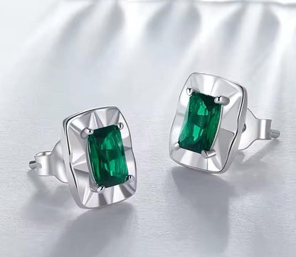 Square Green Zircon